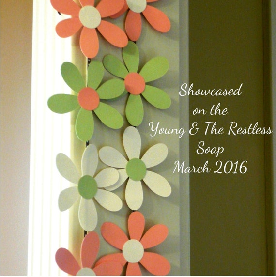 Paper Flower Garland streamers table streamers table garlands flower garlands table decorations flower streamers table streamer flower Il_570xn