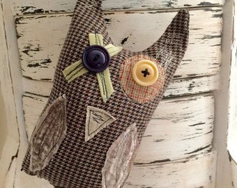 Hugs & Kisses Whimsical Owl