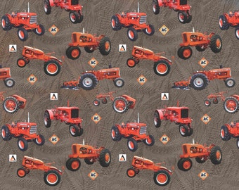 Tractor fabric | Etsy