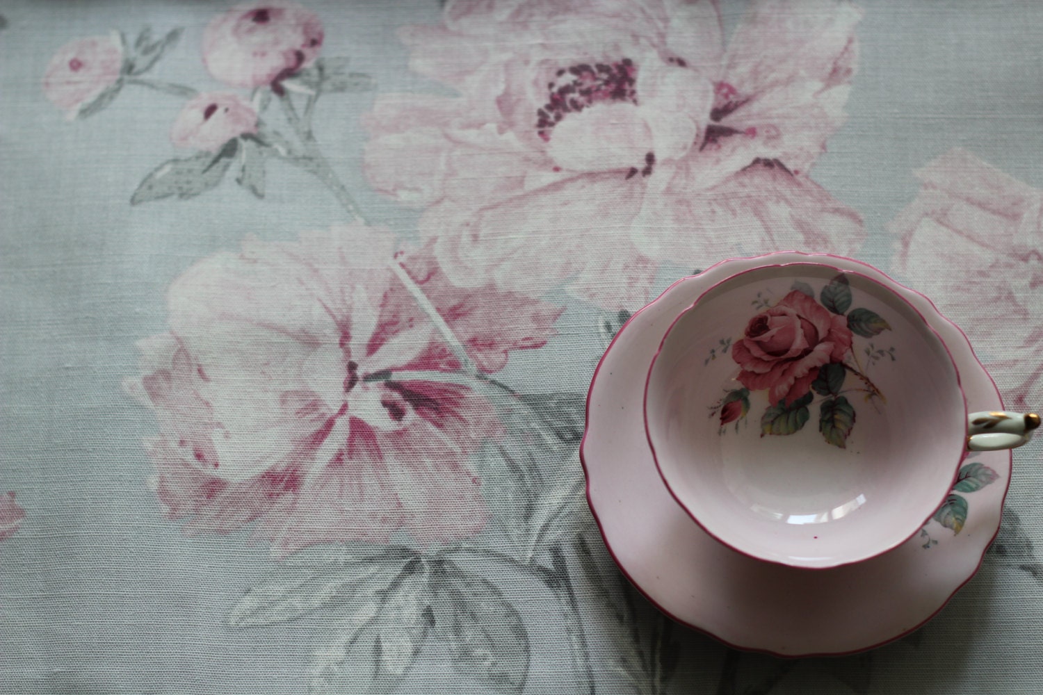 Tablecloth Laura Ashley fabric linen tablecloth Blossom