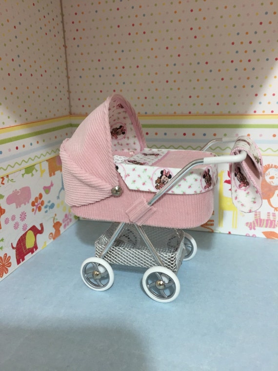 1/12th scale modern dolls house pram/stroller/buggy by thimblemins
