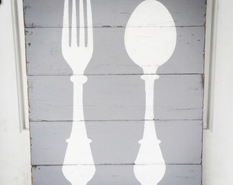 Fork And Spoon Wall Art fork and spoon wall art fork & spoon kitchen decor funny Fork And Spoon Wall Art fork and spoon wall art fork & spoon kitchen decor funny