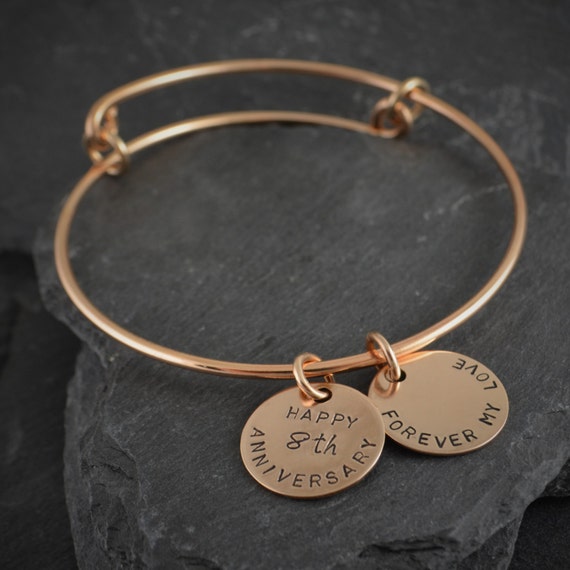  Bronze  Bracelet Bangle Bronze  anniversary  Bronze  8th