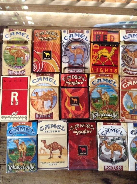 Camel Joe Cigarette Boxes Collection Collectible Lot Vintage