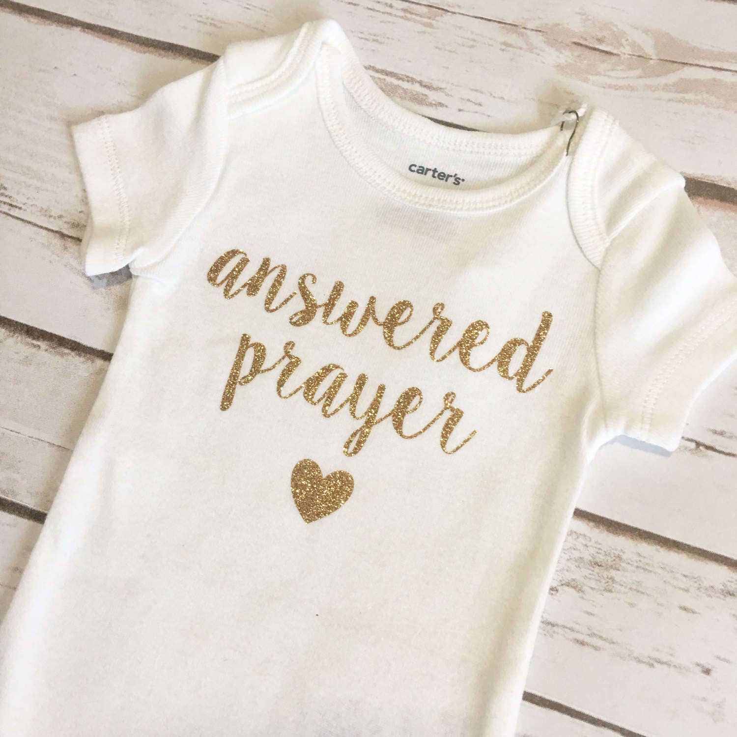 Answered Prayer Bodysuit // Christian Baby Clothes // Baby