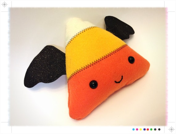 candy corn bat plush