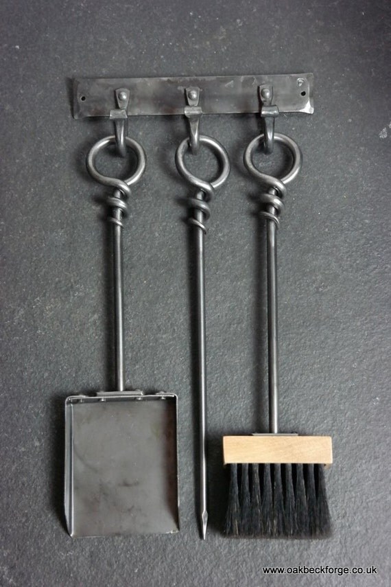 Mouse Tail Fire Companion Set Wall Mounted Blacksmith