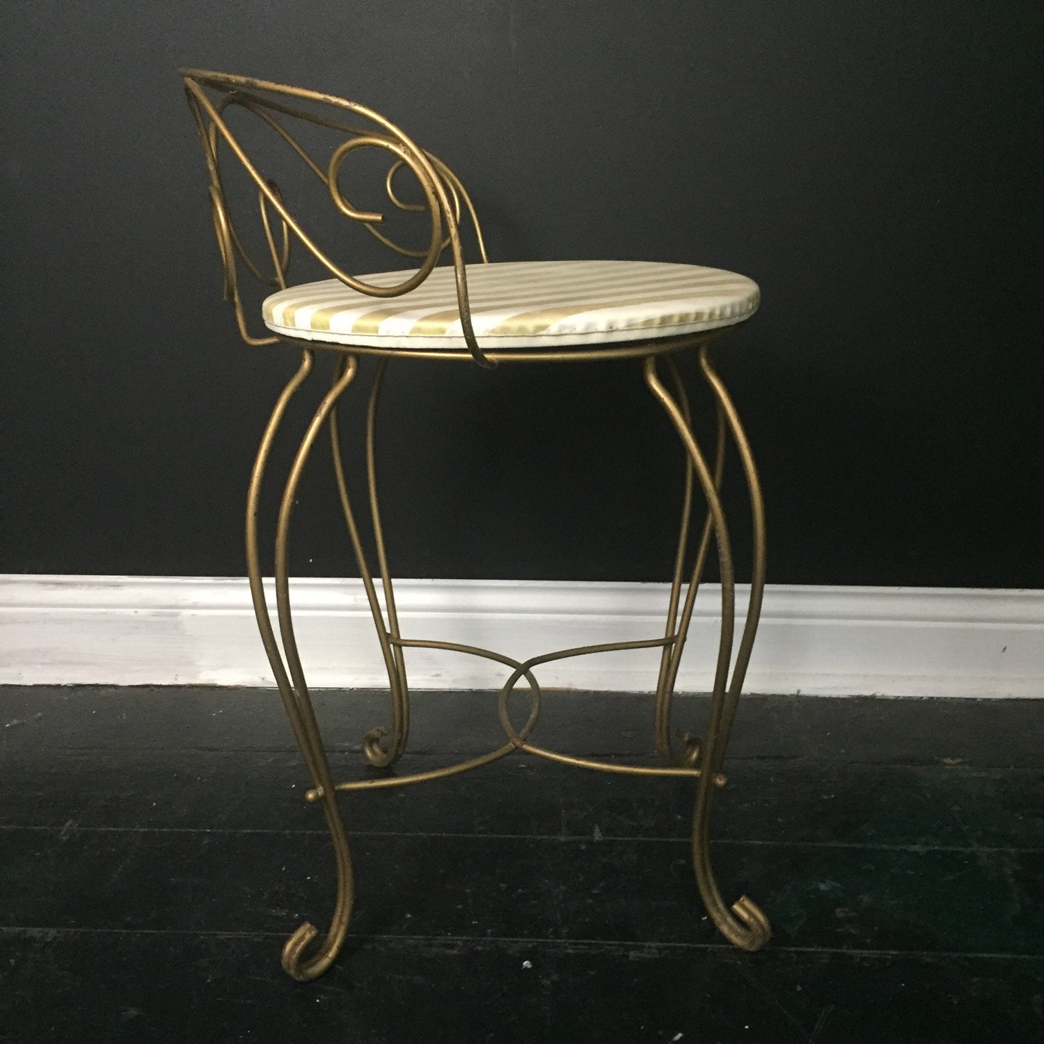 Mid Century Modern Vanity Chair/ Vanity Stool Haute Juice