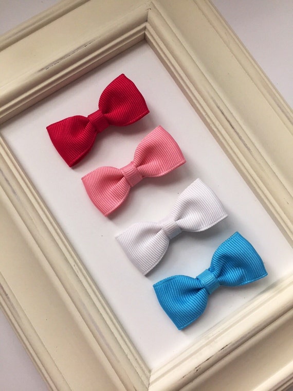 Baby Velcro Bows Velcro Bows Baby Hair Clip by blueberrysprinkles