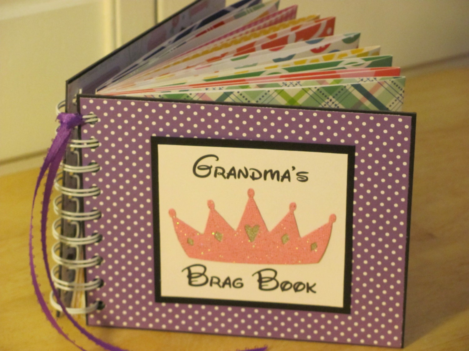 Grandma’s Brag Book Photo Album Scrapbook keepsake