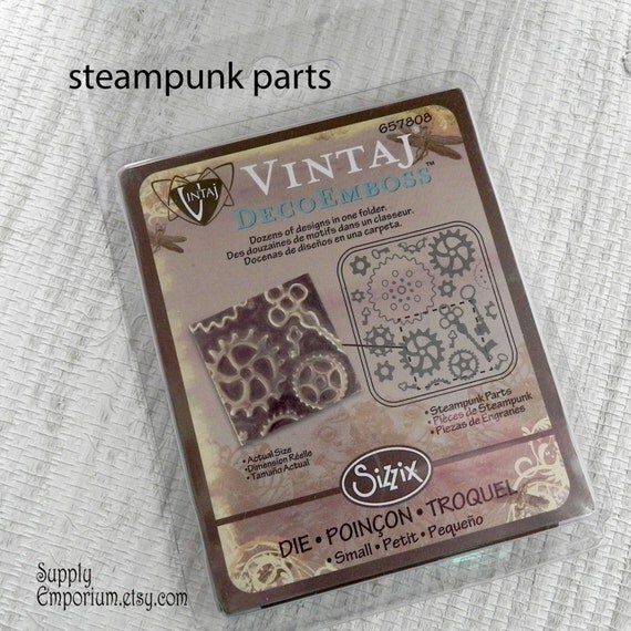 Steampunk Parts Vintaj DecoEmboss Folder DecoEmboss