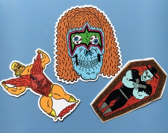 Wrestling Stickers - Death Match