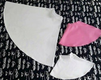 Mother daughter matching skirts, Mommy and me matching high waist full skirt