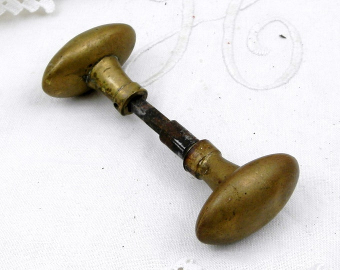 Antique French Brass Pair Door Knobs Handle / French Decor / Cottage Country Chic / Home Diy / Chateau Chic / Vintage French / French Home Antique French Brass Pair Door Knobs Handle / French Decor / Cottage Country Chic / Home Diy / Chateau Chic / Vintage French / French Home