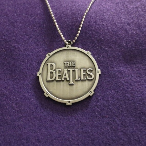 The Beatles Medallion necklace by SharynKBeatlecrafts on Etsy