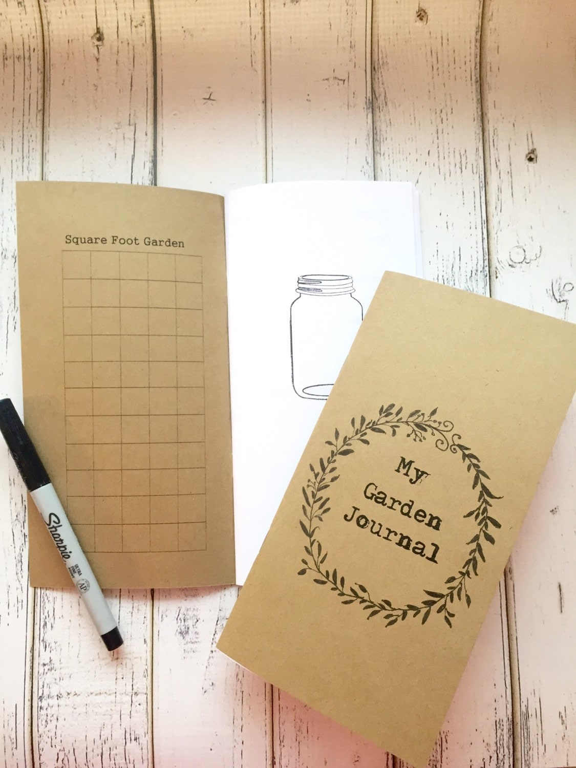 Garden Journal Travelers Notebook insert by JenniferDPhipps