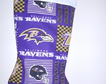 Baltimore Ravens Christmas stocking