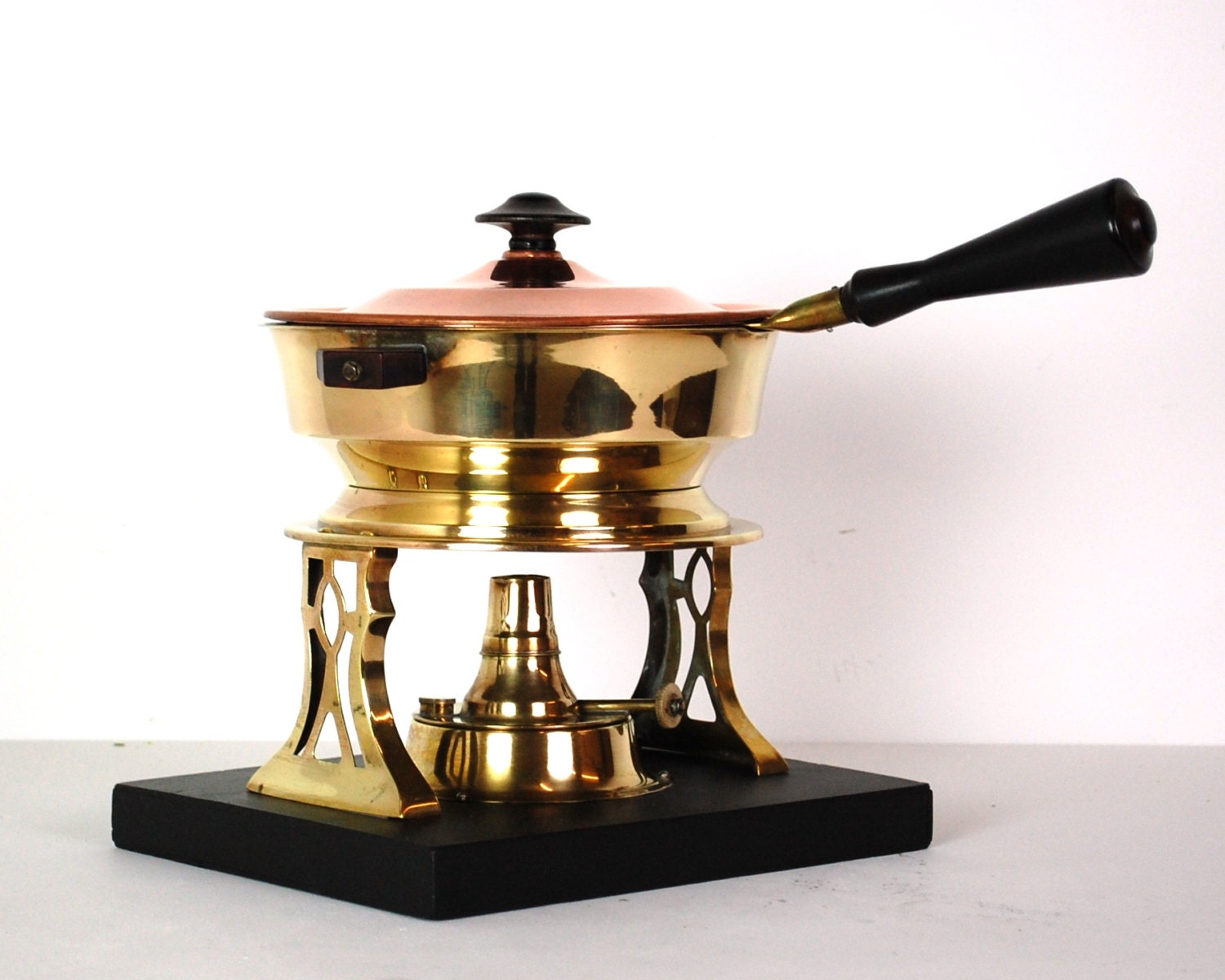 Chafing Dish, Vintage, Brass Chafing Dish, Copper Chafing Dish, Art
