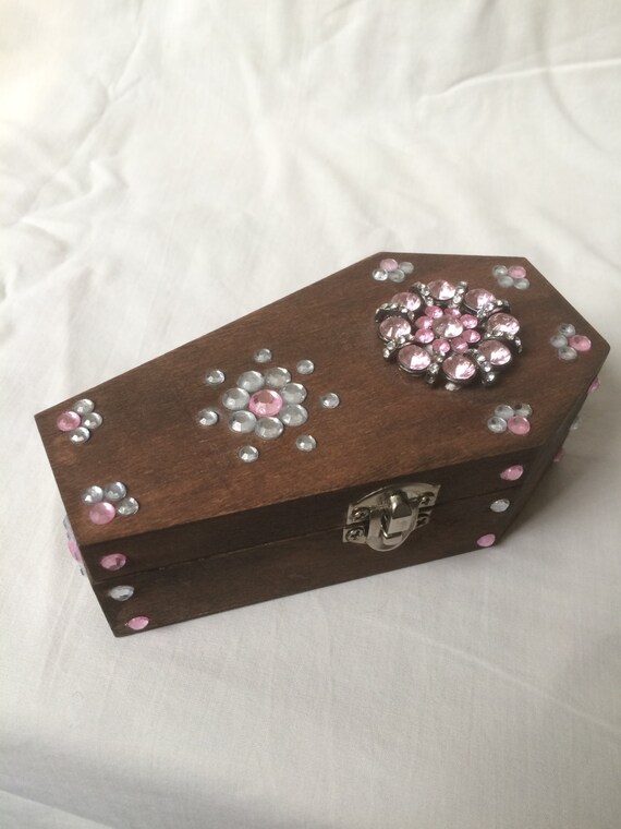 Items similar to Coffin Ring Box Miniature Coffin Jewelry/Keepsake