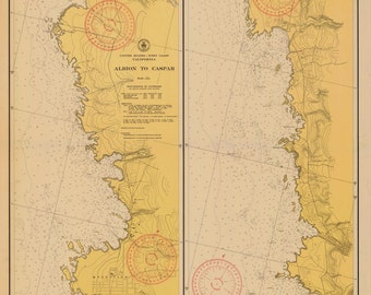 Choctawhatchee Bay-1886 Nautical Map Florida Panhandle by Oldmap