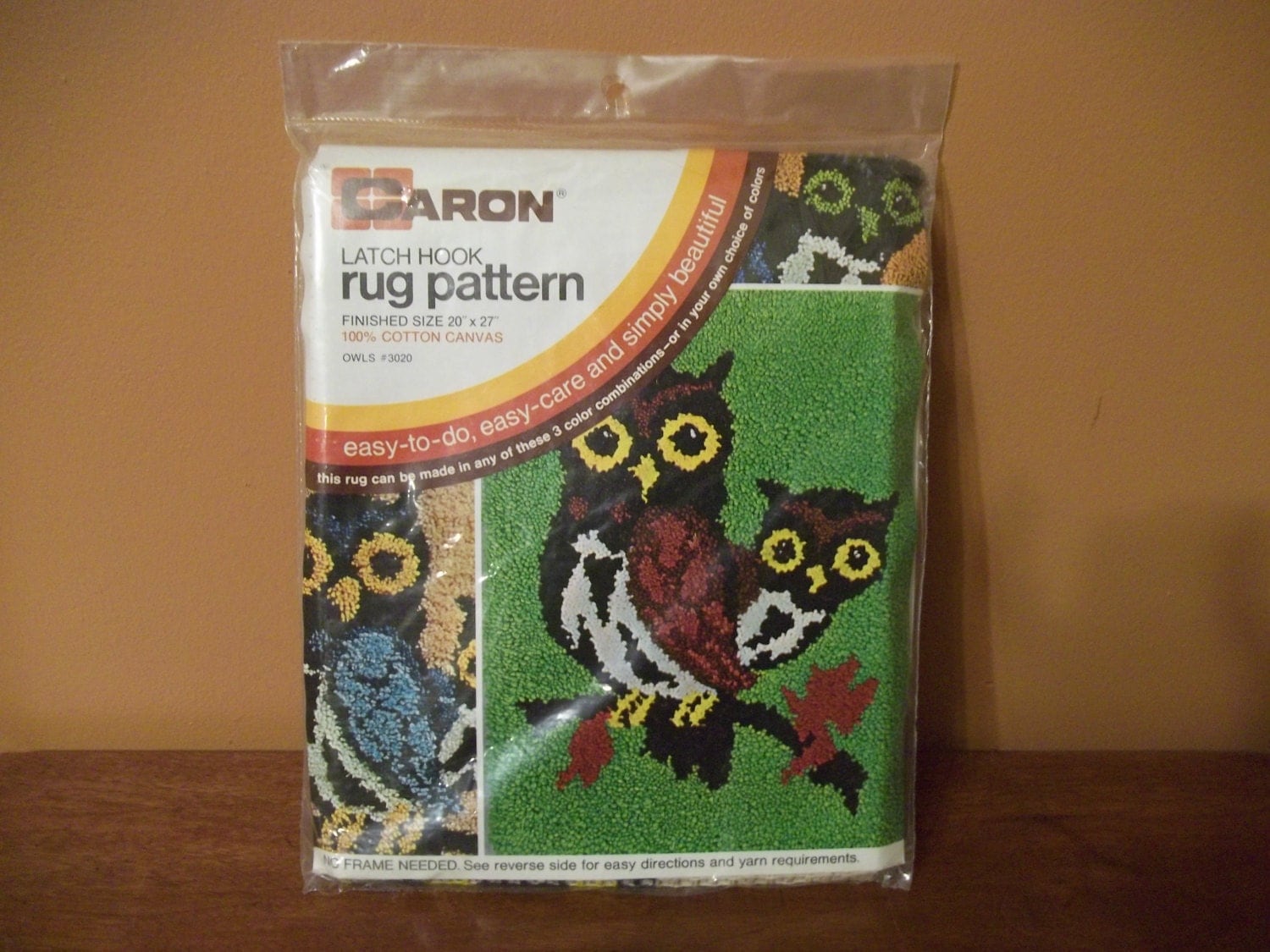 Caron Latch Hook Rug Pattern Owls Owls Latch Hook by
