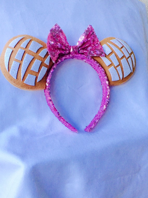 Concha Pan Dulce Disney Minnie Mouse Ears Headband