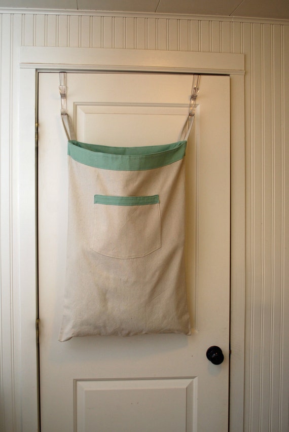 Hanging Hamper Laundry Bag Drawstring Bag with Shoulder