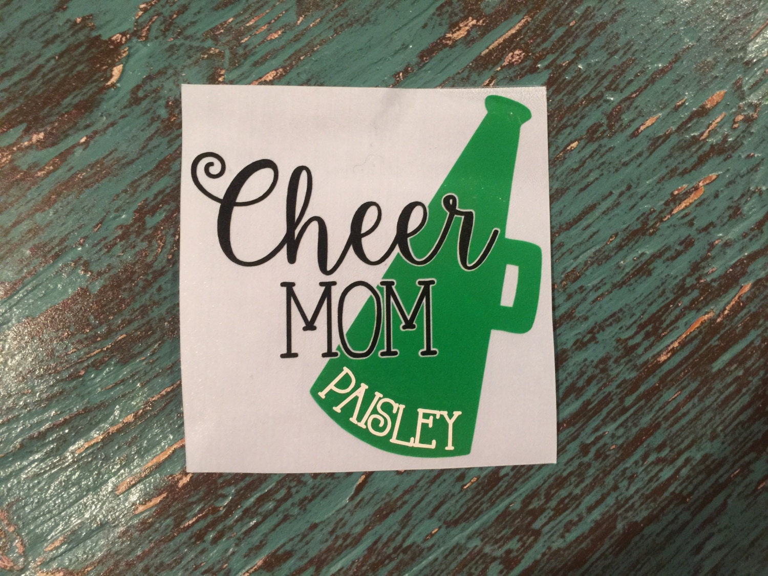 Cheer Decal Etsy