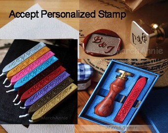Personalized Wax Seal Stamp - Your letter stamp - Wedding gift - alphabet wax stamp