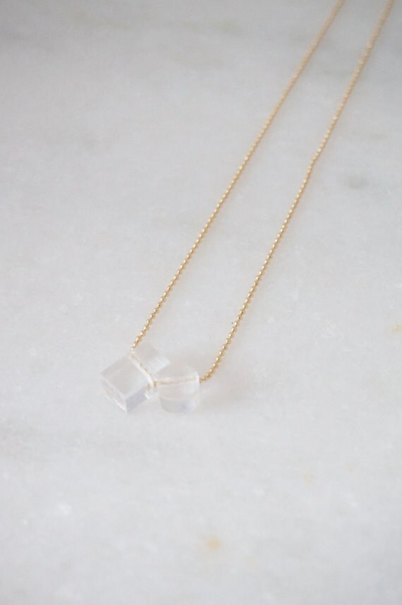 Items op Etsy die op THE ARCHITECTS collection necklace from plexiglass