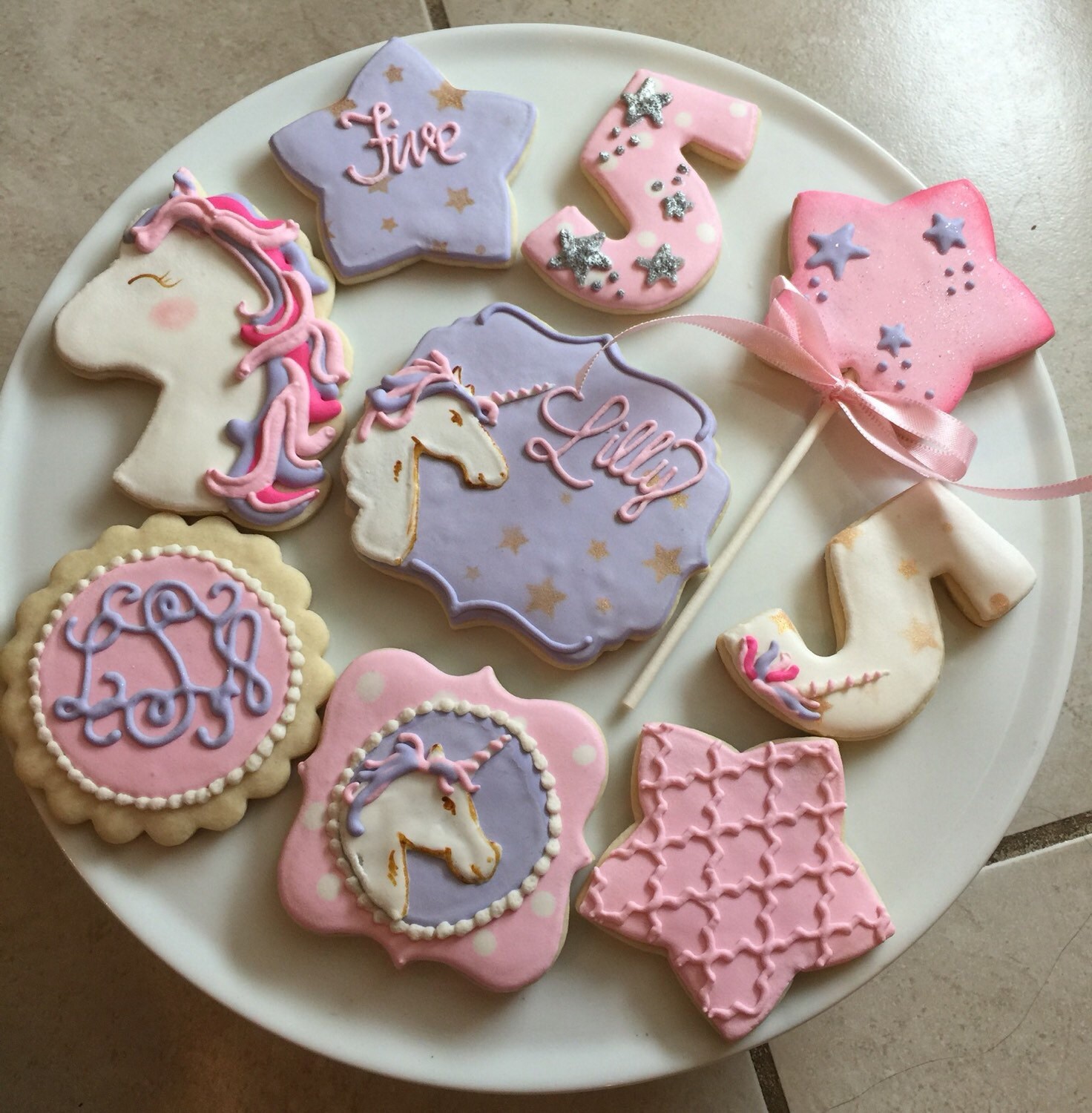Magical Unicorn Cookies / One Dozen