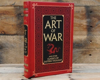 Book Safe - The Art of War - Leather Bound Hollow Book Safe