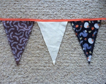 Squirrel, woodsey, thanksgiving, fall, garland, bunting, nursery decor