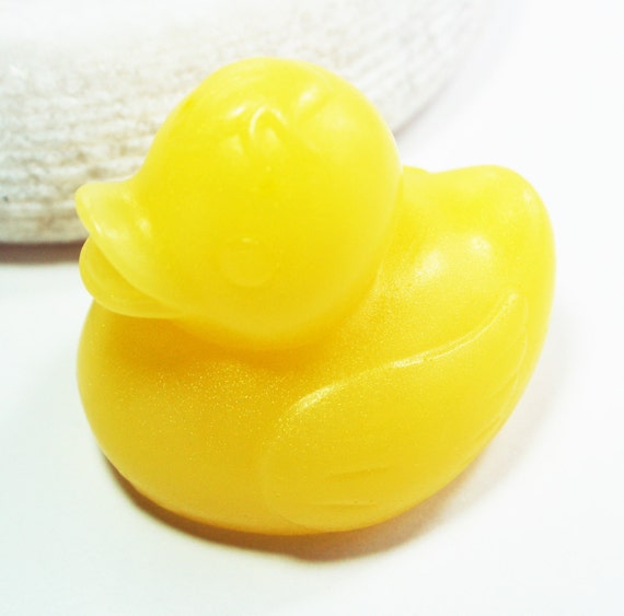 Duck Soap Glycerin Melt and Pour Bright Yellow Rubber Duck