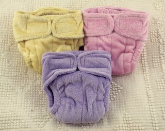 Plumpie Rumpie silicone diaper minky fleece 4 reborn doll baby kits!