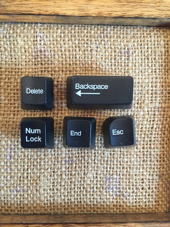 Set of Five Miscellaneous Keyboard Thumb Tack/Push Pins