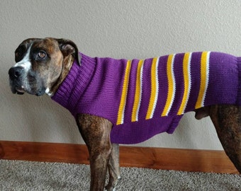 minnesota vikings dog sweater