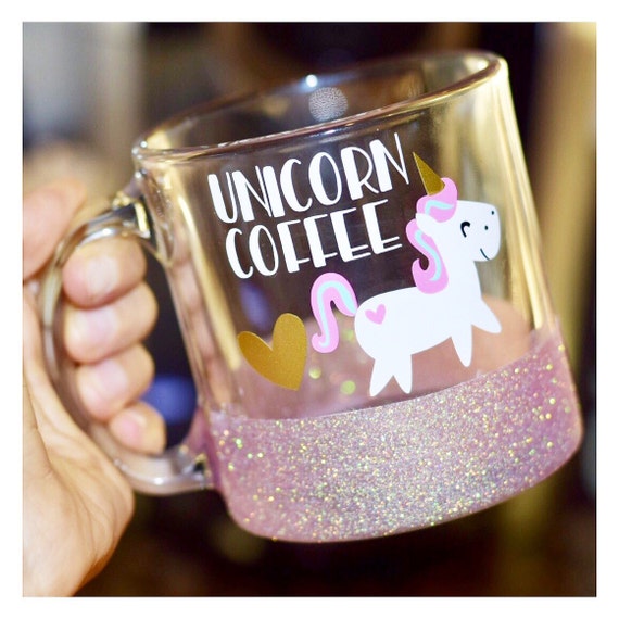Unicorn Glitter Coffee Mug