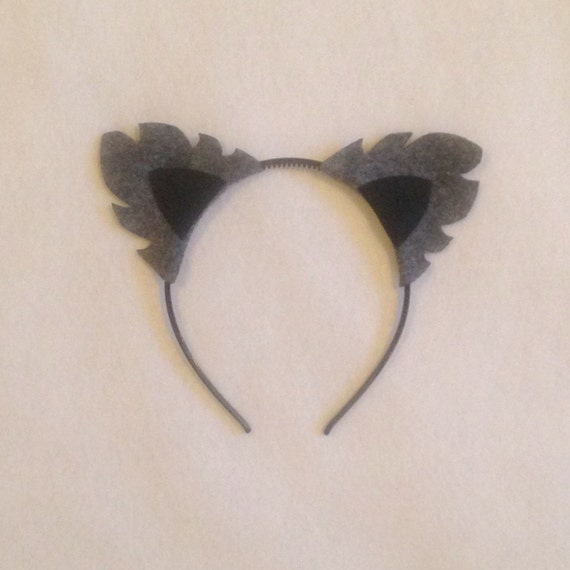 1 quantity headband Wolf ears custom colors headband birthday