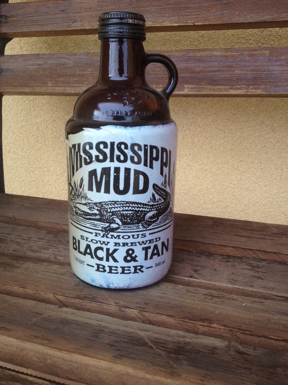Mississippi Mug Beer Bottle Jug Vintage Beer Bottle Vintage