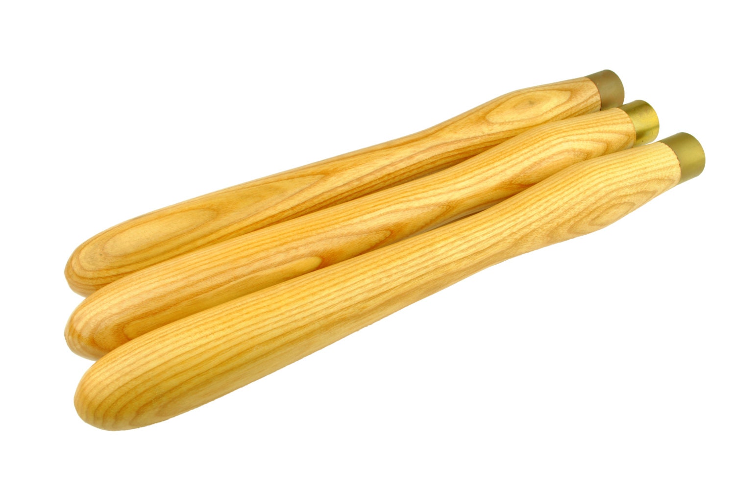 Proops 3 x 400mm Long Wood Ash Handles for Wood Turning Tools