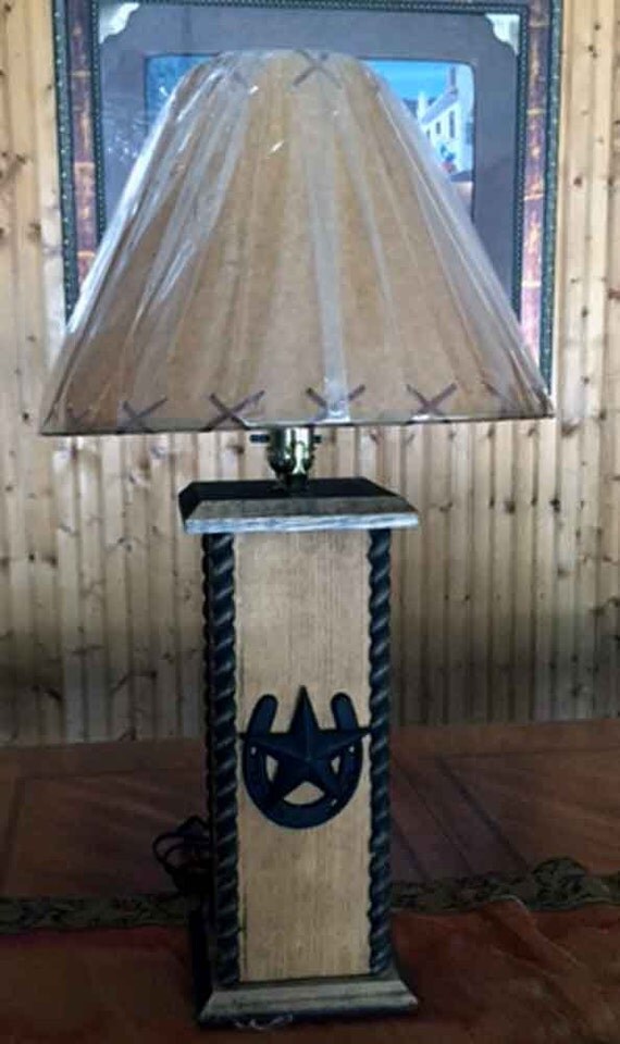 18 Rustic Lamps Western Lamps Star & Horseshoe