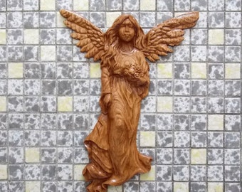 Wooden Angel Wings Wall Decor angel wings decor | etsy Wooden Angel Wings Wall Decor angel wings decor | etsy