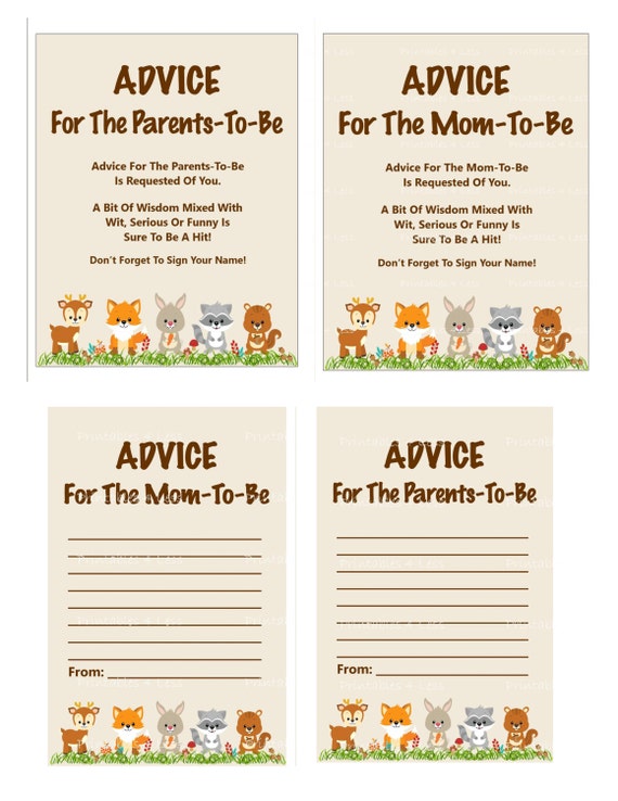 woodland-advice-for-mom-card-printable-advice-for-mom-advice