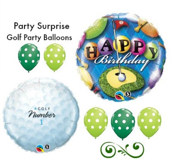 Golf Balloons Golf Birthday Balloons Putting Green Golf Game