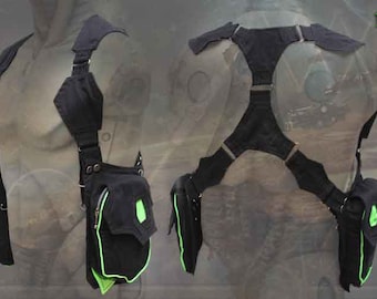 Nibiru Shoulder Holster Bag ~ neo tribal electro style