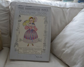 Old Coloring Book Etsy Old Coloring Book Etsy