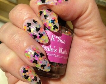 Electric Parade ~ 15 mL Full size bottle ~ Indie Nail Polish Glitter Lacquer