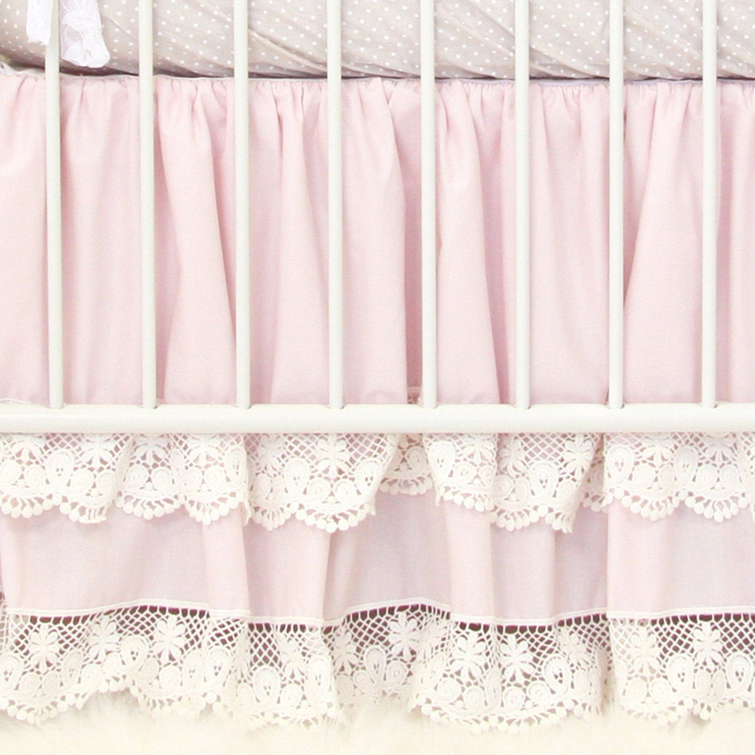 Lace Crib Skirt 14