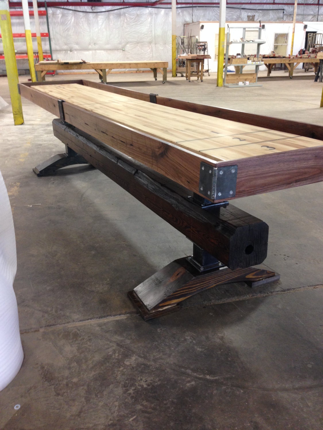 SHUFFLEBOARD Artisan Shuffleboard by IndustrialFarmHouse on Etsy